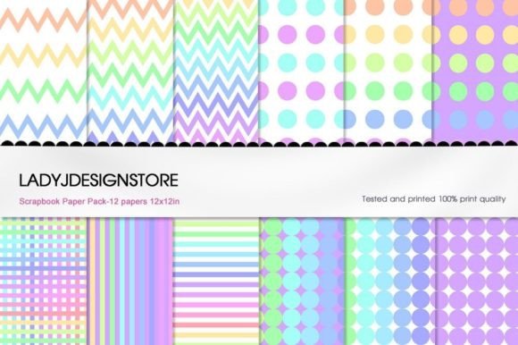 Download Digital Scrapbook Paper Pack - Premium Resources