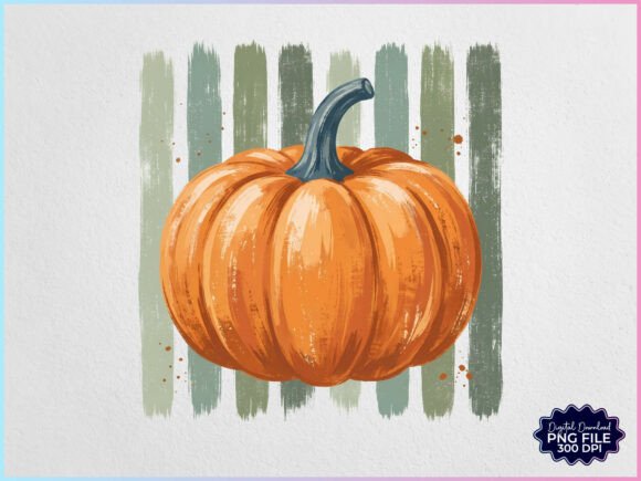 Download Preppy Textured Pumpkin Fall Autumn PNG - Texture Collection