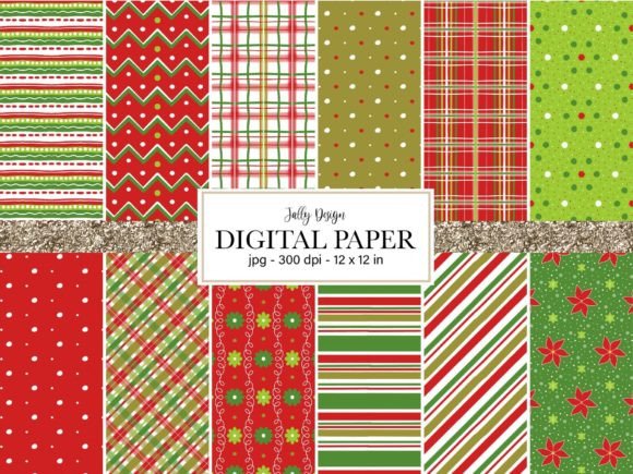 Download Christmas Pattern Digital Paper - Christmas pattern Collection